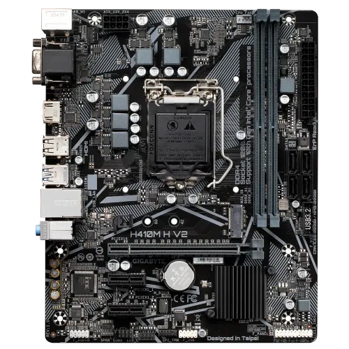 GIGABYTE H410M H V2 10th Gen Micro ATX Motherboard - Image 2